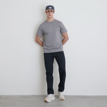 GIORDANO 男裝修身彈力卡其褲【多色任選】