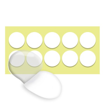 DADA 高黏度圓形雙面膠帶 Set 10  1張