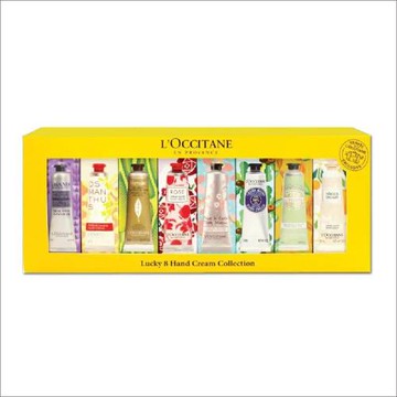 新春送禮首選：L’OCCITANE歐舒丹 Lucky 8幸運護手霜八件套組 30ml*8