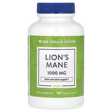The Vitamin Shoppe, 猴頭菇，1000 毫克，120 粒素食膠囊（每粒膠囊 500 毫克）