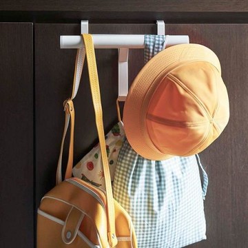 日本山崎實業純鐵藝書包收納架tower05239學生背包置物架開學禮物