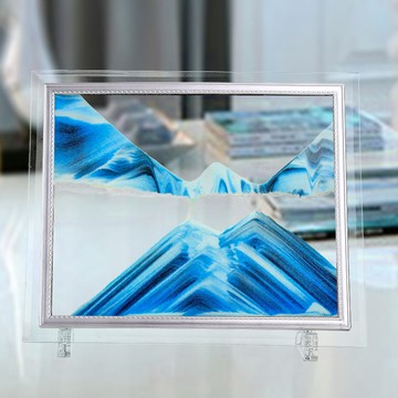 台灣發貨🔸3D玻璃流沙畫✅送女生禮物 情侶禮品 時光沙漏創意生日禮物 辦公桌擺件 創意擺飾