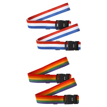 comet 行李箱密碼鎖綁帶 四件組  混色  5 x 115~210cm