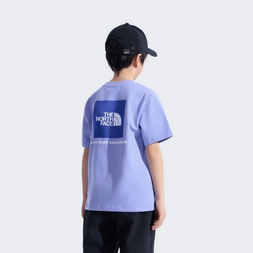 The North Face TEEN NSE BOX LOGO SS TEE GRAPHIC - AP 中大童 短袖上衣 NF0A8GVWG74