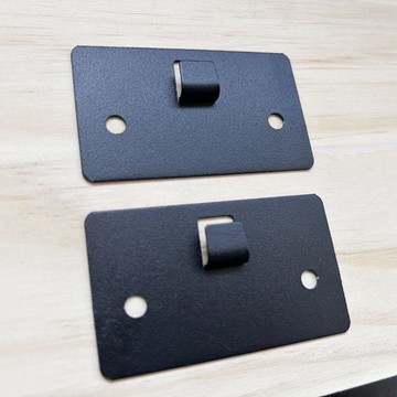 臺灣嚴選黑色不銹鋼免打孔廚房置物架專用掛鈎粘片衛生間浴室收納架固定器