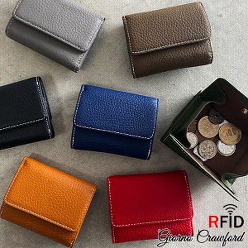 財布 ミニ財布 メンズ 三つ折り財布 スキミング防止 牛革 レザー 小銭入れ カード入 Rfid 大容量 薄型 小さい財布 レディース Giorno Cra 通販 Lineポイント最大3 0 Get Lineショッピング