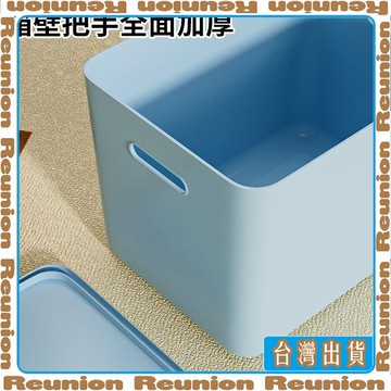 🏠臺灣出貨🏠Reunion✔雜物收納盒帶蓋玩具零食整理衣櫃家用桌面宿舍塑料衣物置物收納箱