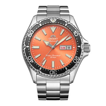 ORIENT 東方錶 RA-AA0826Y Mako V系列 潛水機械腕錶 橘面 41.8mm｜樂天領券現折★全館特惠中★指定刷卡回饋10%