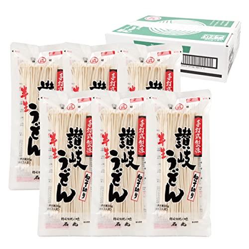 (お徳用ボックス) 石丸製麺 半生讃岐うどん包丁きり300g×6入り