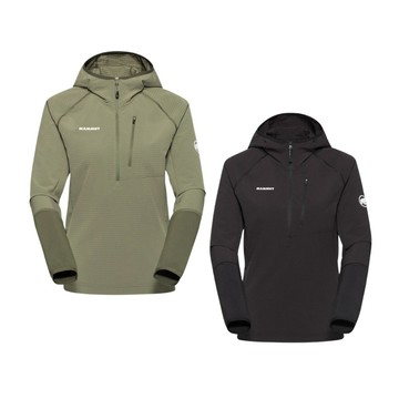 MAMMUT 女 Madris Light ML Half Zip Hoody 輕量彈性保暖連帽長袖上衣.T恤.帽T/環保材質/1014-06060