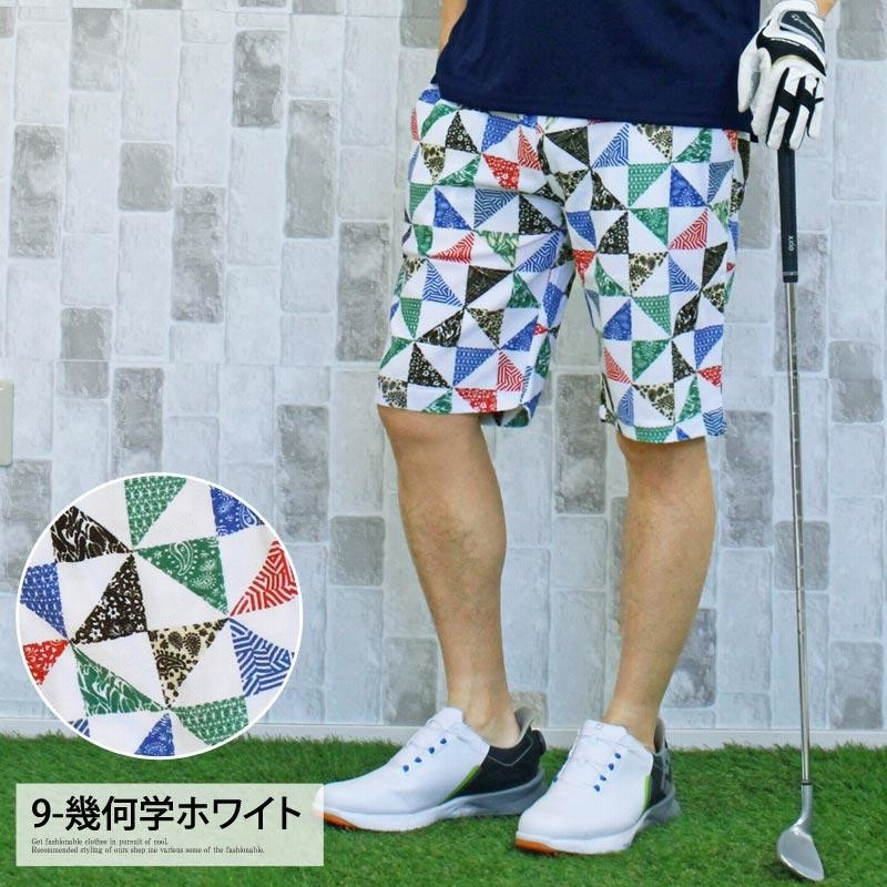 ゴルフパンツ ハーフパンツ メンズ ゴルフウェア ショートパンツ
