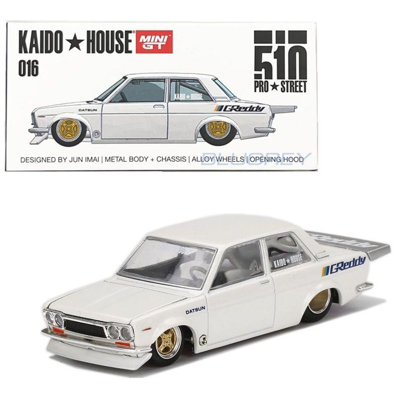 MINI GT 1/64 ダットサン 510 プロストリート 街道はうす GREDDY 