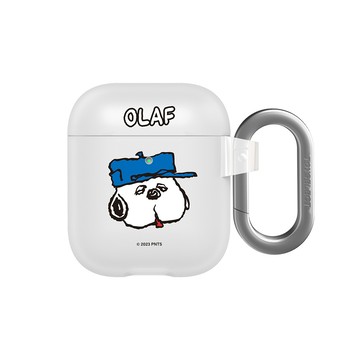 【正版授權】SNOOPY史努比大頭歐拉夫強悍防摔AirPods保護套 / Olaf