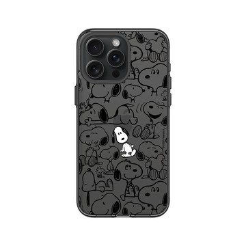 iPhone 15 Pro Max Clear 酷墨灰 - 史努比 Snoopy - 找我嗎？