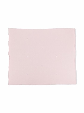 Siola - knitted cotton blanket - kids - Cotton - One Size - Pink
