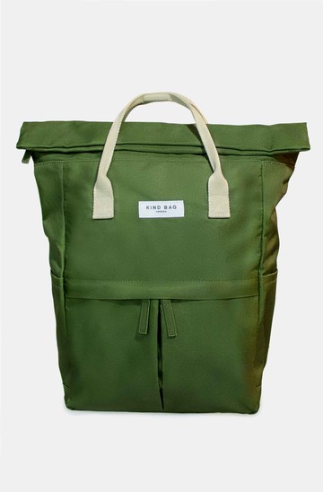 【Simple zone】英國Kind Bag-後背包-卡其綠