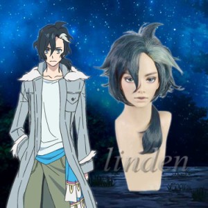 Linden シリウス 天狼 Sirius The Jaeger ユーリィ 風 ウイッグ 耐熱 かつら 混色 ポニーテール コスプレ アニメ 通販 Lineポイント最大1 0 Get Lineショッピング