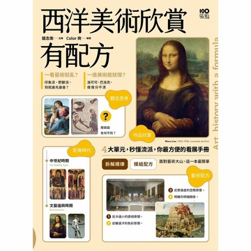 西洋美術欣賞，有配方：拆解規律，4大單元秒懂流派特徵，你最方便的看展手冊【ttbooks】