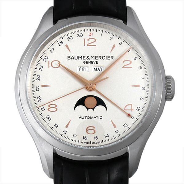 ボーム＆メルシェ Baume & Mercier MOA10112 クリフトン ムーンフェイズ トリプルカレンダー 自動巻き メンズ 良品 _749911