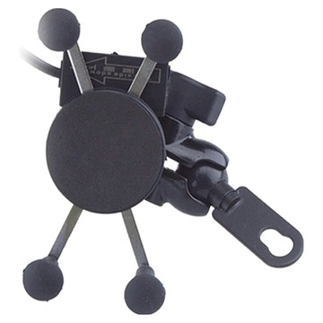 X型可充電機車強力手機架  黑色  ZF472