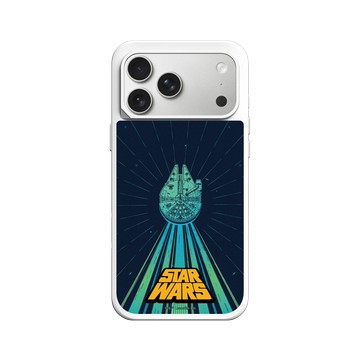 iPhone 17 Pro Max SolidX 白 - 迪士尼-星際大戰 Star Wars - 千年鷹號-發光原力