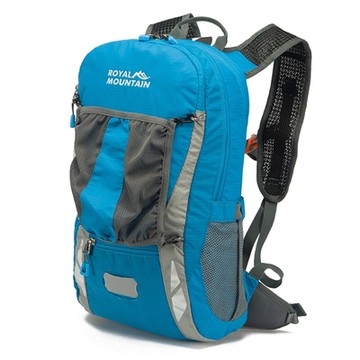 極輕網架透氣登山背包/藍色20L