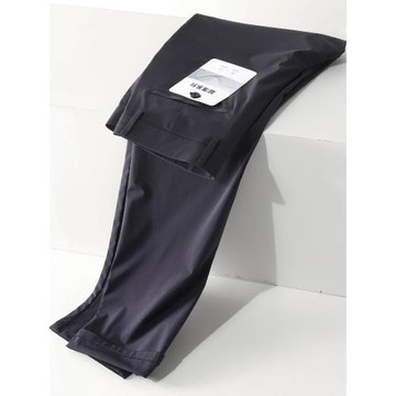 超薄系列！涼感降溫！H家撤柜冰絲速干休閑褲男夏季新品彈力男褲