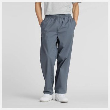 NEW BALANCE NB 長褲 男 運動褲 防潑水 亞規 石墨灰 AMP53549GT