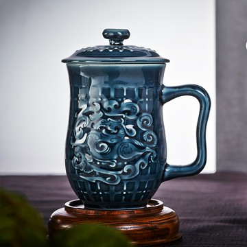 乾唐軒活瓷 | 勢在必得高杯 / 礦藍 450ml