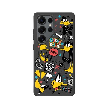 Galaxy S25 Ultra SolidSuit 黑 - 樂一通 Looney Tunes - 搗蛋系列-太菲鴨