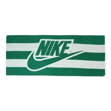 [ACS] Nike 海灘毛巾 Club Pool Towel 綠 白 條紋 純棉 吸水 運動毛巾 毛巾 N101112311-9OS