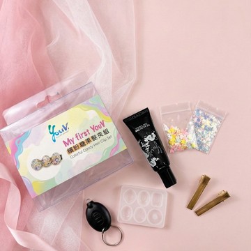 【DIY】YouV 繽紛糖果髮夾組