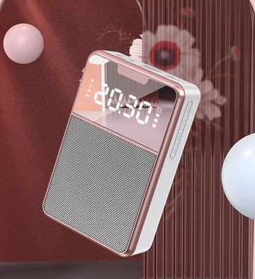 擴音器 擴音器教師專用便攜式無線麥克風教學上課用小型多功能耳麥戶外叫賣導游