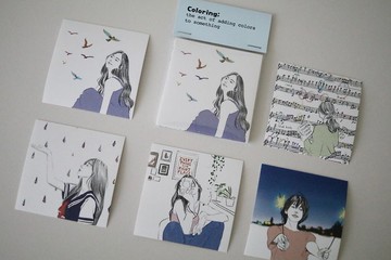 著色貼紙