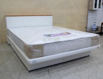 【歐風別館】朵娜白色上掀床頭箱【基隆至台中免運費】