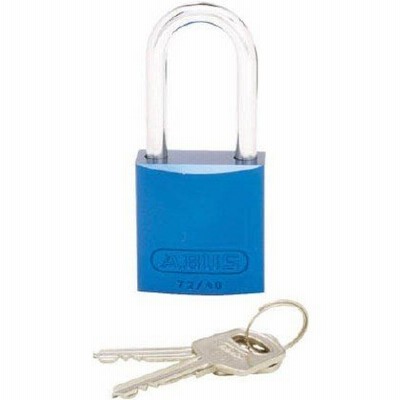 パンドウイット ロックアウト用ハイセキュリティパドロック青 209.55 x 133.35 x 50.8 mm PSL-7BU-LS