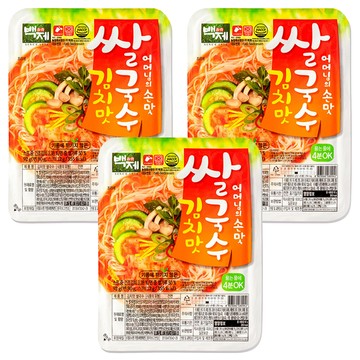 百濟 米麵線 泡菜味  3盒