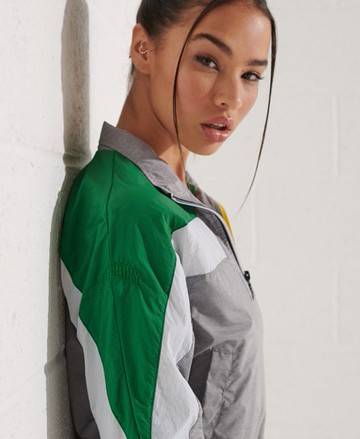 Superdry Women's Women's Dolman Overhead Track Top Grey / Grey Marl - Size: 14 Size: 10