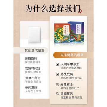 甘草決明子蒸汽眼罩雙重草本蒸氣呵護貼睡眠遮光眼部熱敷貼學生z