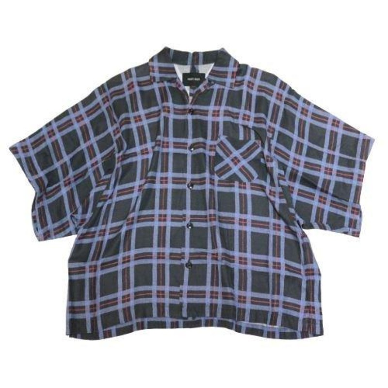 NEONSIGN ネオンサイン 16SS Elliot Baggy Shirt チェックシャツ