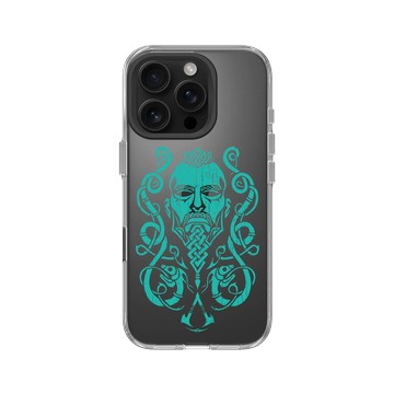 iPhone 16 Pro Clear Case（相機按鈕） 透明 - Assassin's Creed - Valhalla - Viking Art