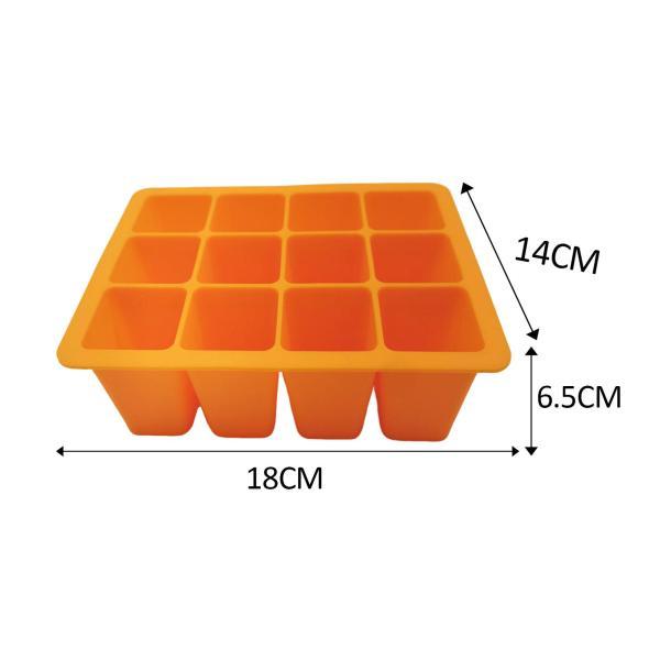12セル苗 スタートトレー シリコーン 園芸員用 オレンジ