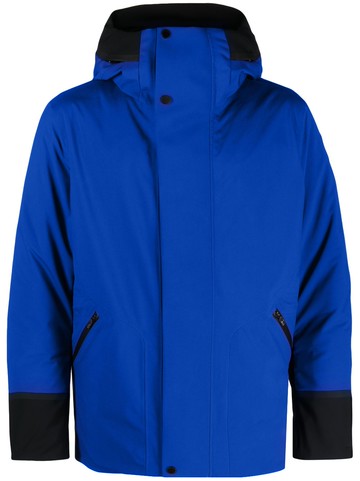 Fusalp - Lyor ski hooded jacket - men - Polyamide/Spandex/Elastane/Polyurethane/Polyamide/Polyester/Duck Down/Duck Feathers - 54 - Blue