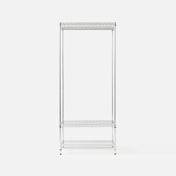 特力屋鍍鉻三層衣架寬90*深60*高210公分