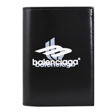 BALENCIAGA 巴黎世家 763333 3B SPORTS 簡易直式卡包/短夾.黑