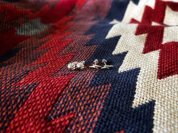 【PAP13ALI】菊貝耳環 / 閃電耳環