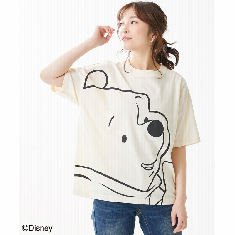 大きいサイズ ディズニー ｂｉｇフェイスｔシャツ ニッセン限定 T Shirts 通販 Lineポイント最大get Lineショッピング