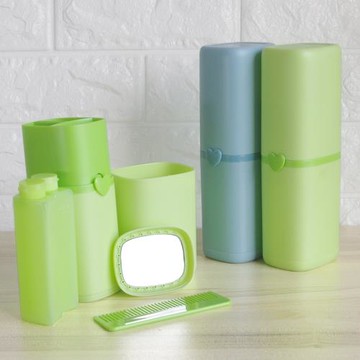 旅行盥洗牙刷沐浴收納六件組