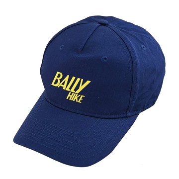 BALLY 6240635 經典品牌LOGO棉質遮陽棒球帽.藍