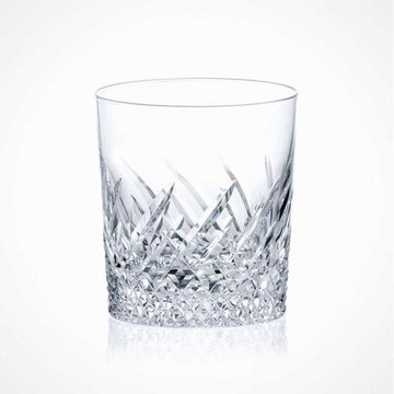 日本進口KAGAMI 水晶玻璃威士忌杯斜紋切子杯洋酒杯洛克杯禮物